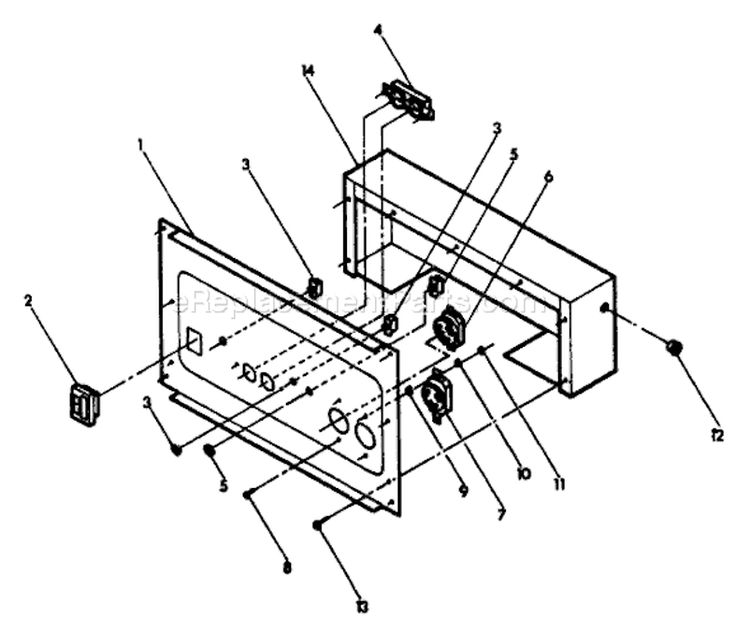 Page C Diagram and Parts List for 8911-4 L4001 Briggs and Stratton Generator